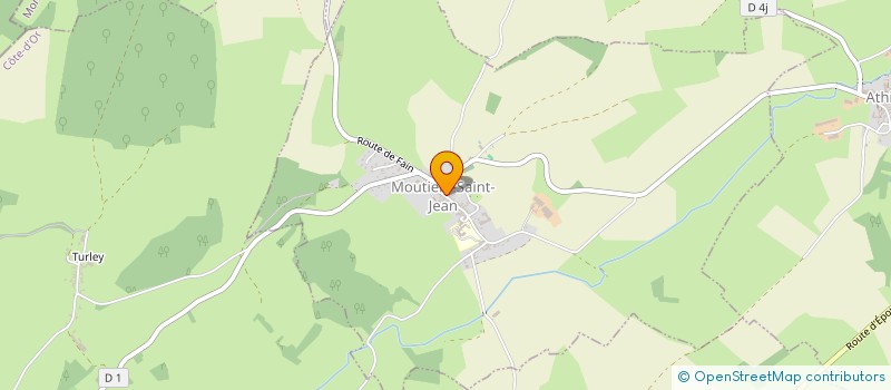 localisation de l'entreprise COMMUNE D ASNIERES EN MONTAGNE  ASNIERES-EN-MONTAGNE