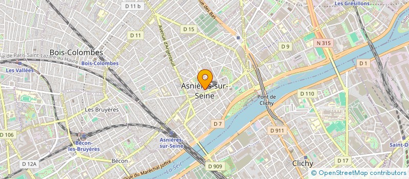 localisation de l'entreprise COMMUNE D ASNIERES SUR SEINE à ASNIERES-SUR-SEINE