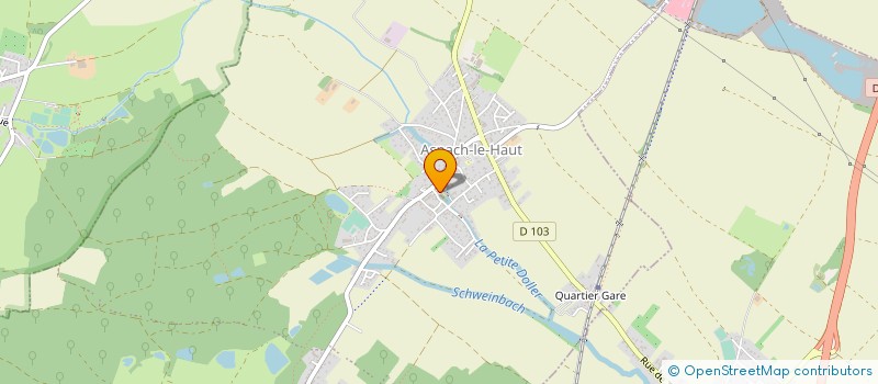 localisation de l'entreprise COMMUNE D'ASPACH-MICHELBACH à ASPACH-MICHELBACH