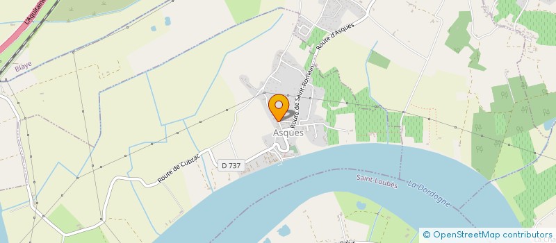 localisation de l'entreprise COMMUNE D'ASQUES  ASQUES
