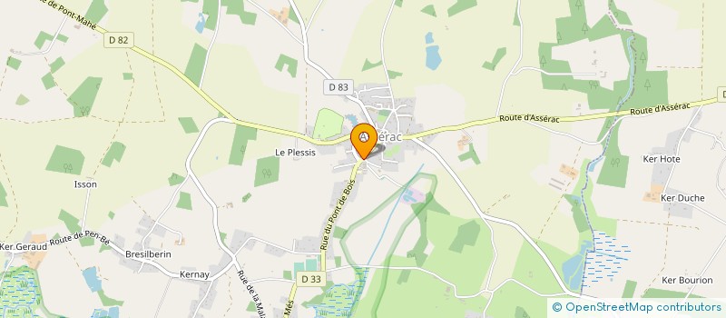 localisation de l'entreprise COMMUNE D'ASSERAC à ASSERAC