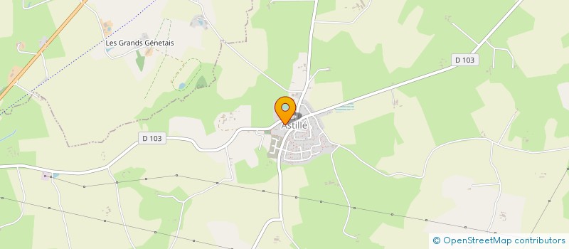 localisation de l'entreprise COMMUNE D'ASTILLE à ASTILLE