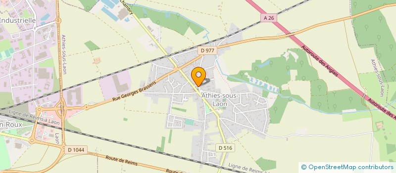 localisation de l'entreprise COMMUNE D'ATHIES SOUS LAON à ATHIES-SOUS-LAON