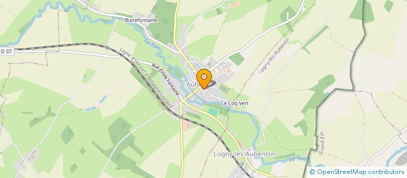 localisation de l'entreprise COMMUNE D'AUBENTON à AUBENTON