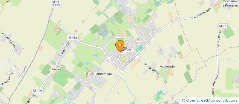 localisation de l'entreprise COMMUNE D AUBERS à AUBERS