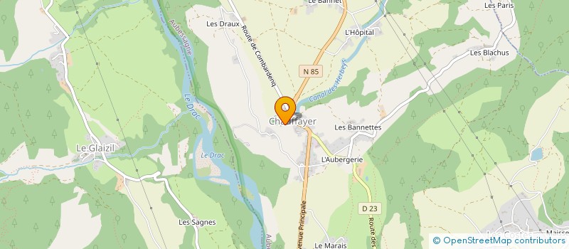 localisation de l'entreprise COMMUNE D'AUBESSAGNE à AUBESSAGNE