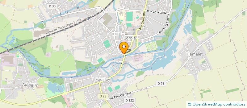 localisation de l'entreprise COMMUNE D'AUBIGNY à AUBIGNY