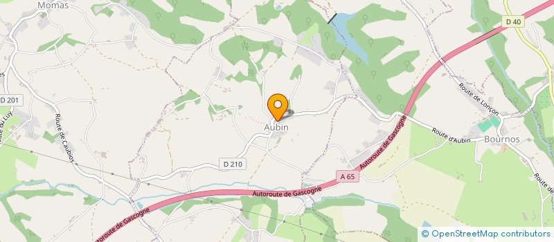 localisation de l'entreprise COMMUNE D AUBIN  AUBIN
