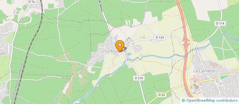 localisation de l'entreprise COMMUNE D AUBUSSARGUES  AUBUSSARGUES