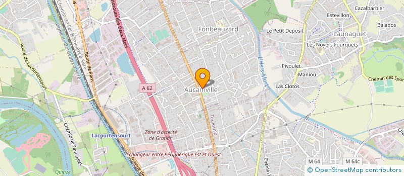 localisation de l'entreprise COMMUNE D AUCAMVILLE à AUCAMVILLE