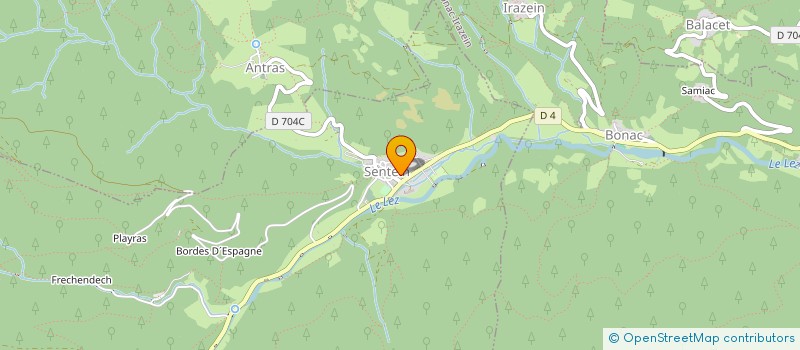 localisation de l'entreprise COMMUNE D AUCAZEIN à AUCAZEIN