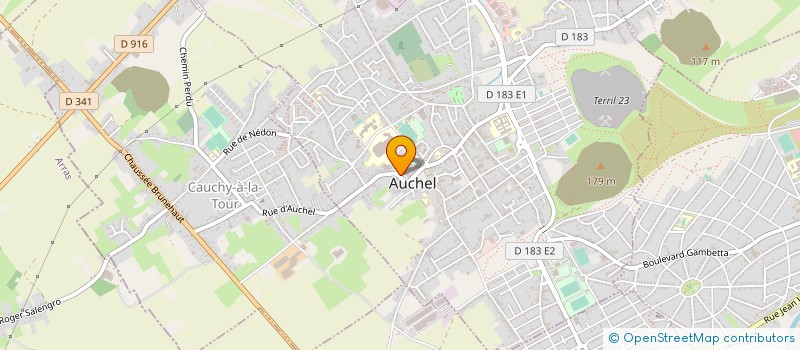 localisation de l'entreprise COMMUNE D'AUCHEL à AUCHEL
