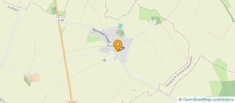 localisation de l'entreprise COMMUNE D'AUDIGNY  AUDIGNY