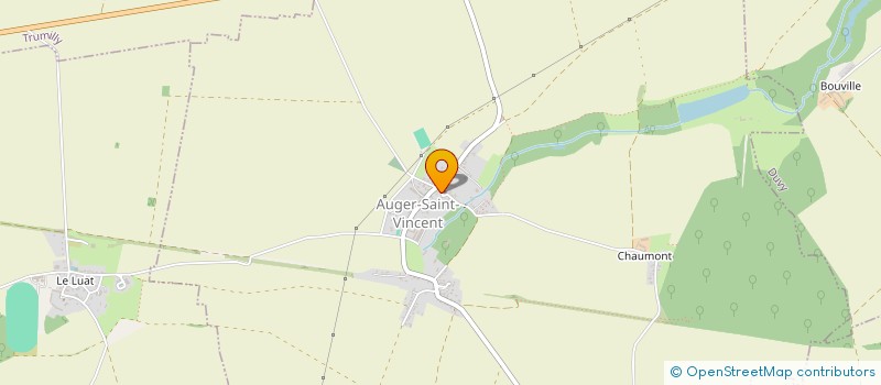 localisation de l'entreprise COMMUNE D'AUGER SAINT VINCENT  AUGER-SAINT-VINCENT