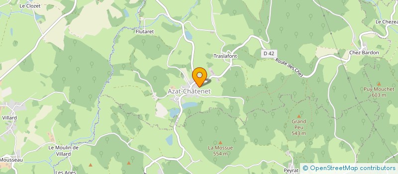localisation de l'entreprise COMMUNE D'AUGERES  AUGERES