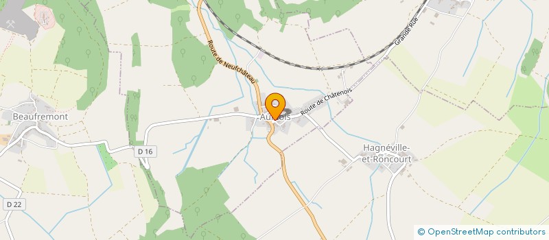 localisation de l'entreprise COMMUNE D'AULNOIS  AULNOIS