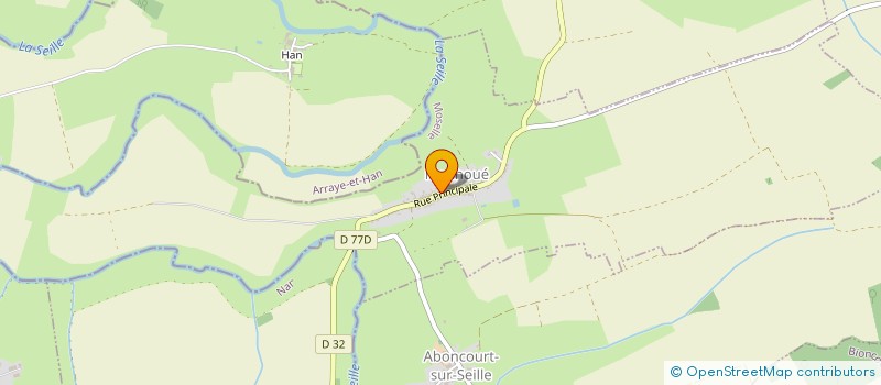 localisation de l'entreprise COMMUNE D'AULNOIS SUR SEILLE  AULNOIS-SUR-SEILLE