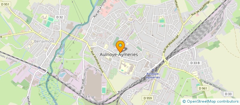 localisation de l'entreprise COMMUNE D AULNOYE AYMERIES à AULNOYE-AYMERIES