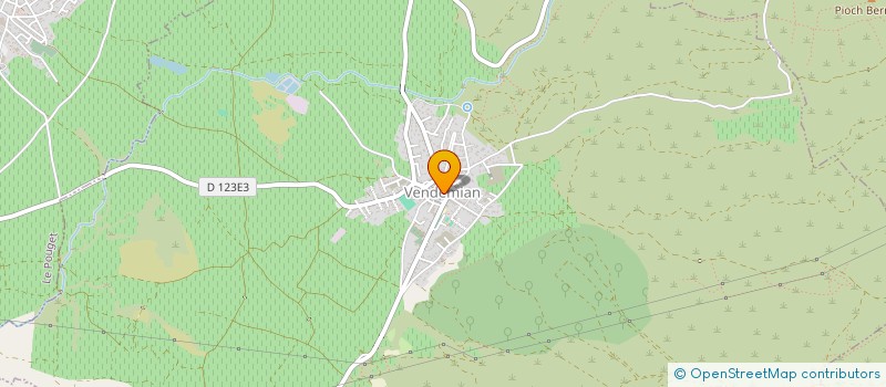 localisation de l'entreprise COMMUNE D AUMELAS  AUMELAS
