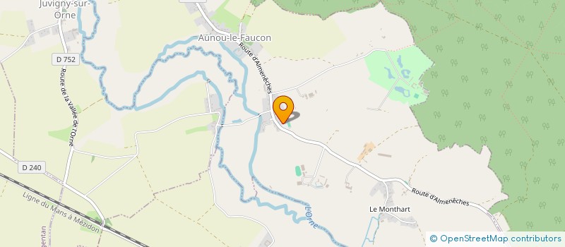 localisation de l'entreprise COMMUNE D'AUNOU LE FAUCON à AUNOU-LE-FAUCON