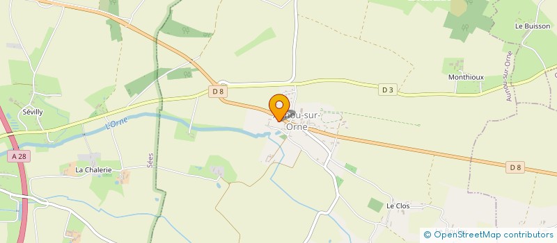 localisation de l'entreprise COMMUNE D'AUNOU SUR ORNE à AUNOU-SUR-ORNE