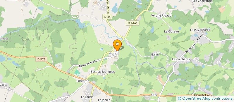 localisation de l'entreprise COMMUNE D AUREIL à AUREIL