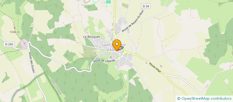 localisation de l'entreprise COMMUNE D AUREL  AUREL