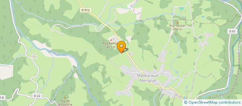 localisation de l'entreprise COMMUNE D'AURIAT  AURIAT