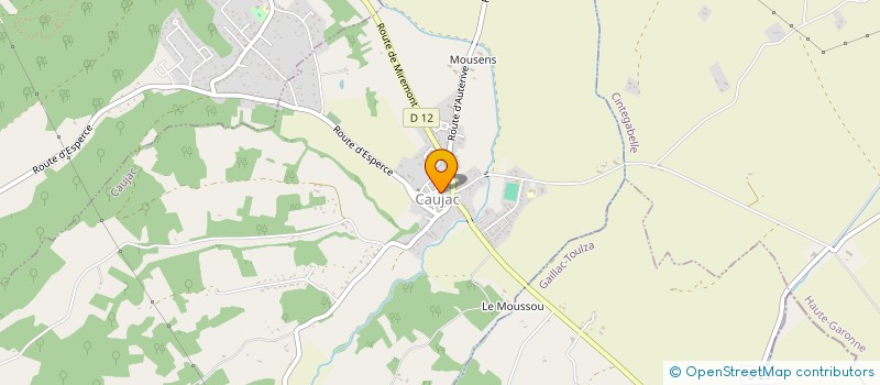 localisation de l'entreprise COMMUNE D AURIBAIL  AURIBAIL