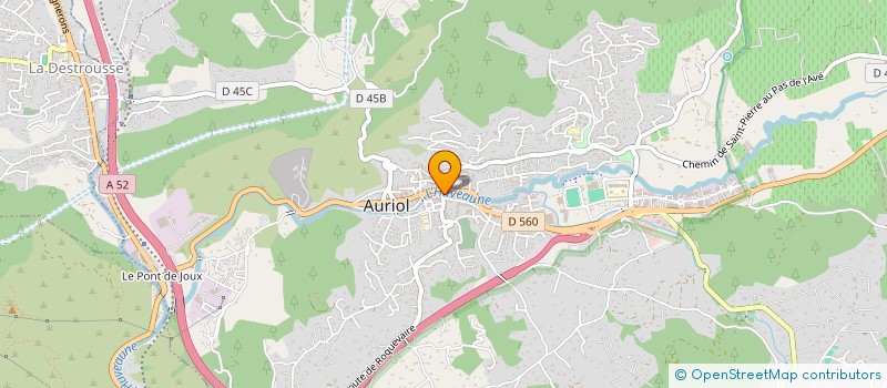 localisation de l'entreprise COMMUNE D AURIOL à AURIOL