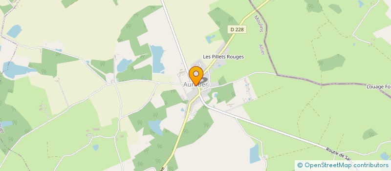 localisation de l'entreprise COMMUNE D'AUROUER à AUROUER