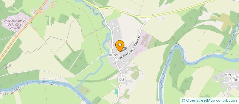 localisation de l'entreprise COMMUNE D'AUTET  AUTET