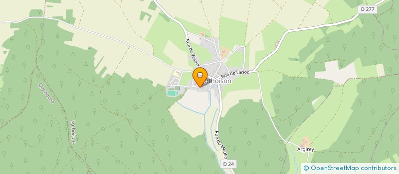 localisation de l'entreprise COMMUNE D'AUTHOISON  AUTHOISON