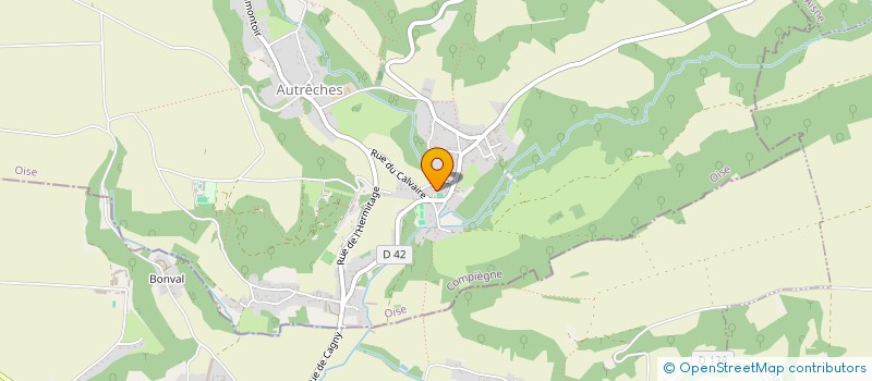 localisation de l'entreprise COMMUNE D'AUTRECHES  AUTRECHES