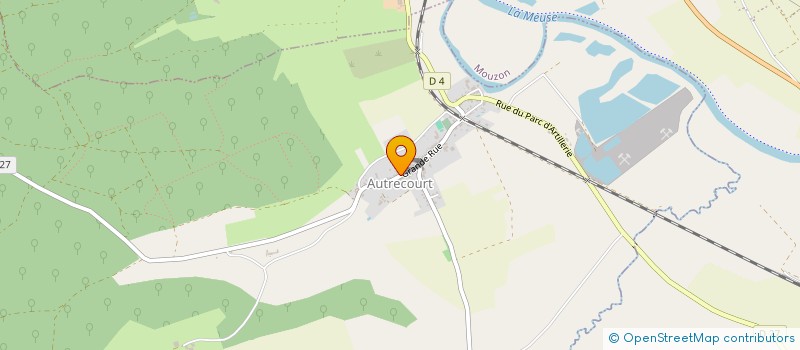 localisation de l'entreprise COMMUNE D'AUTRECOURT ET POURRON  AUTRECOURT-ET-POURRON