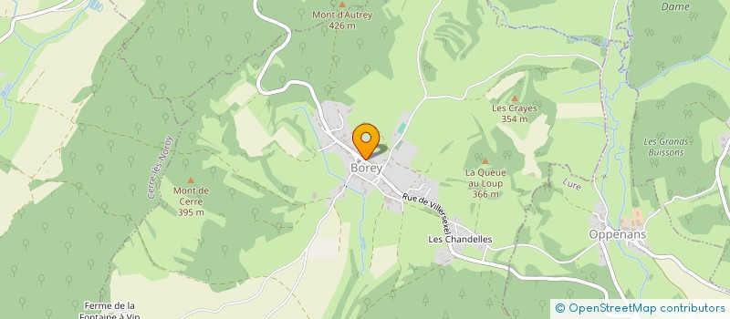 localisation de l'entreprise COMMUNE D'AUTREY-LES-CERRE  AUTREY-LES-CERRE