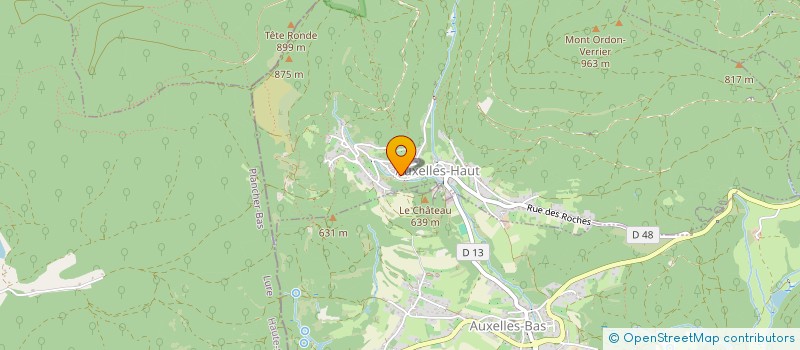 localisation de l'entreprise COMMUNE D'AUXELLES-HAUT à AUXELLES-HAUT