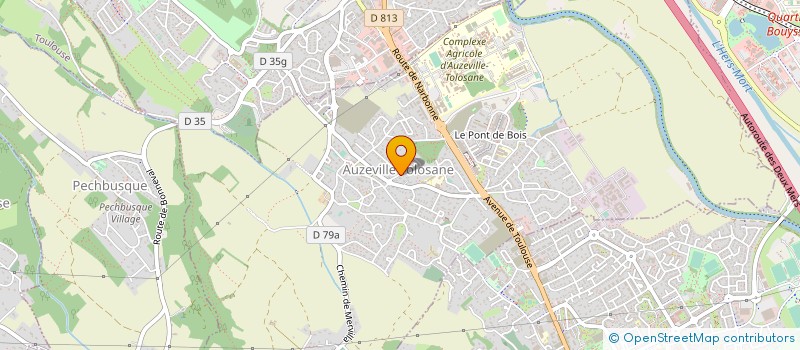 localisation de l'entreprise COMMUNE D AUZEVILLE TOLOSANE à AUZEVILLE-TOLOSANE