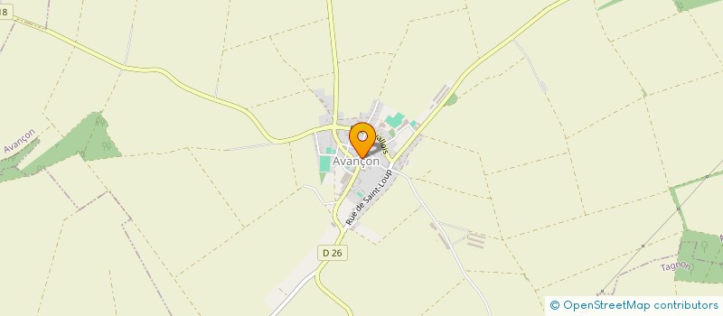 localisation de l'entreprise COMMUNE D'AVANCON  AVANCON