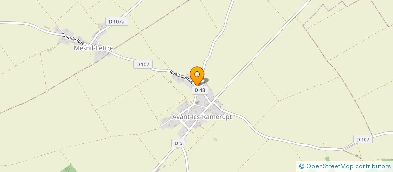 localisation de l'entreprise COMMUNE D'AVANT LES RAMERUPT  AVANT-LES-RAMERUPT