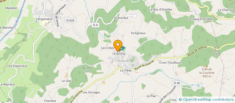 localisation de l'entreprise COMMUNE D AVEIZE à AVEIZE