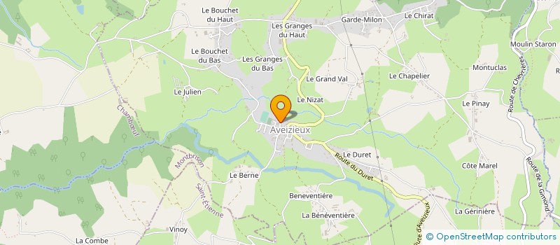 localisation de l'entreprise COMMUNE D AVEIZIEUX  AVEIZIEUX