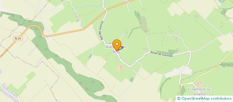 localisation de l'entreprise COMMUNE D'AVESNES EN BRAY  AVESNES-EN-BRAY