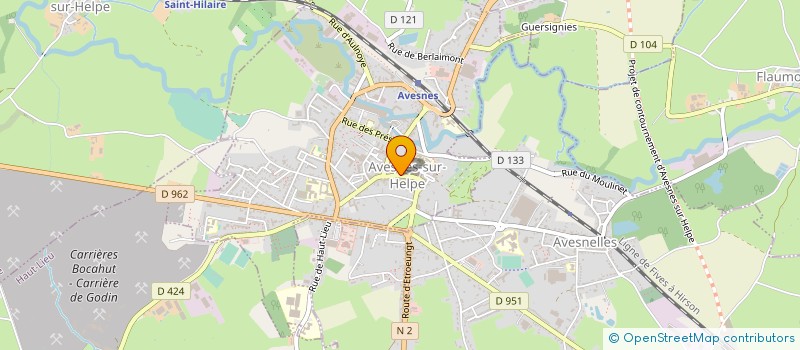 localisation de l'entreprise COMMUNE D AVESNES SUR HELPE à AVESNES-SUR-HELPE