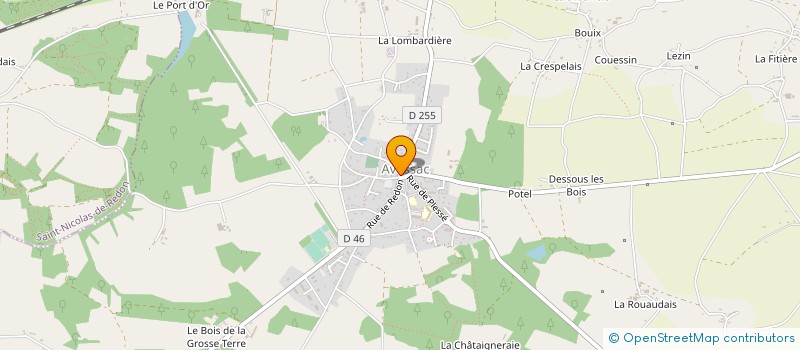 localisation de l'entreprise COMMUNE D'AVESSAC à AVESSAC