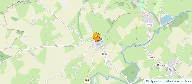 localisation de l'entreprise COMMUNE D'AVESSE  AVESSE