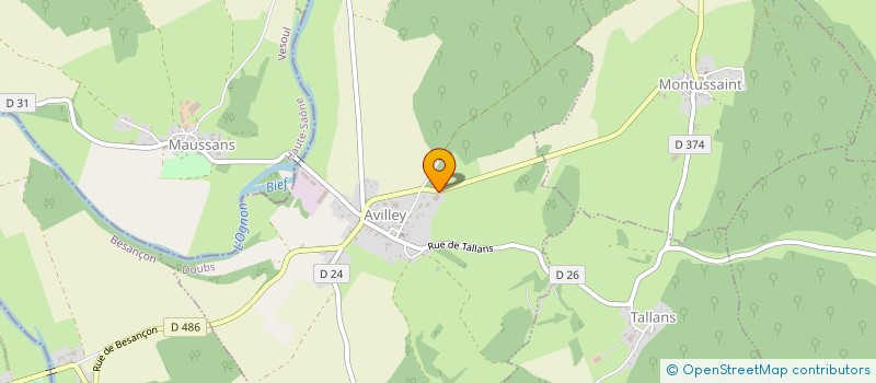localisation de l'entreprise COMMUNE D'AVILLEY  AVILLEY