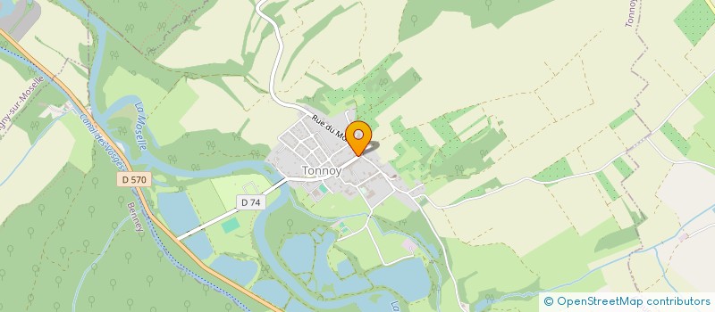 localisation de l'entreprise COMMUNE D AZELOT  AZELOT