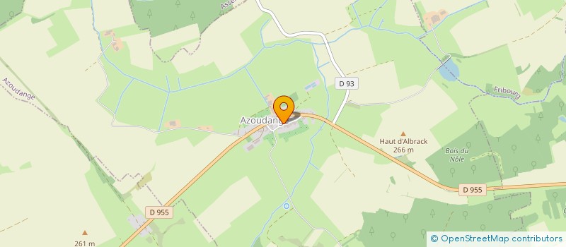 localisation de l'entreprise COMMUNE D'AZOUDANGE  AZOUDANGE