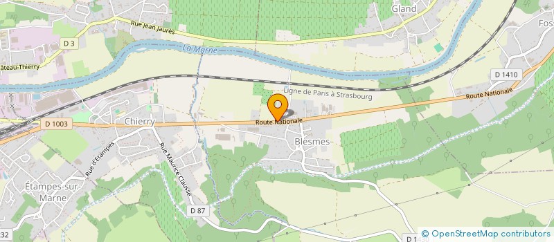 localisation de l'entreprise COMMUNE D'AZY SUR MARNE  AZY-SUR-MARNE